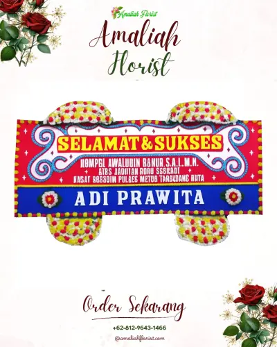 Karangan Bunga Ucapan Selamat cikitu